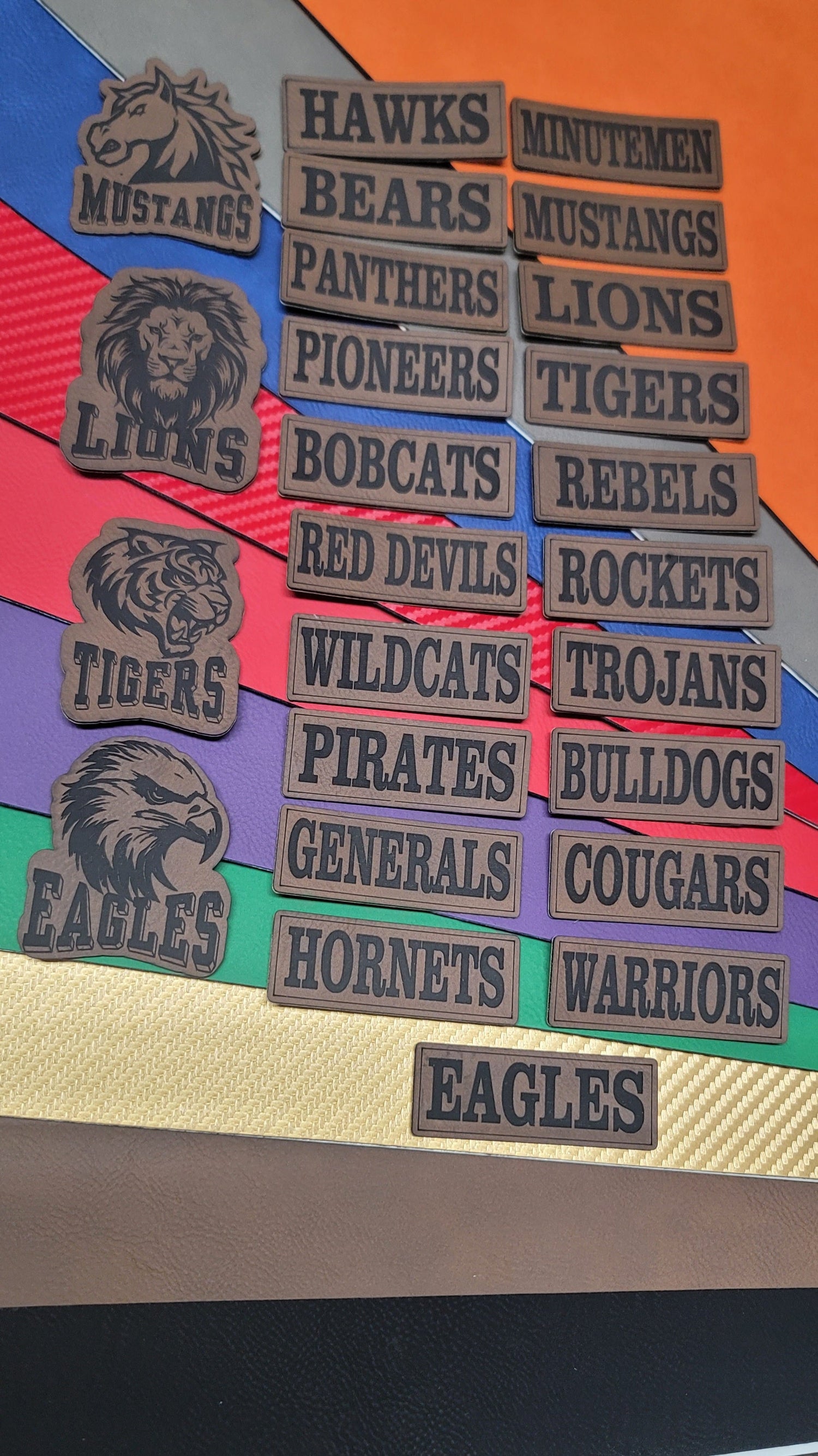 Custom Leatherette Patches