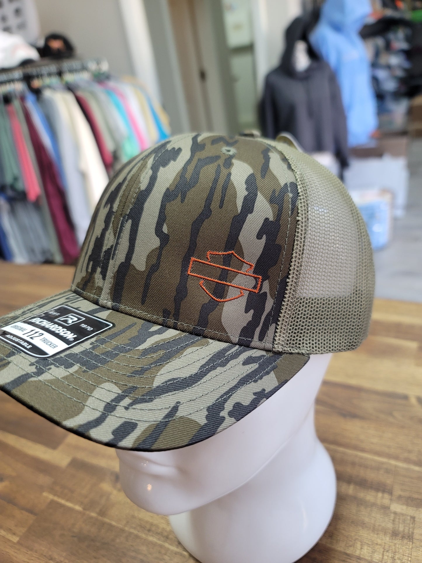 Richardson 112 Snapback, Embroidered Shield