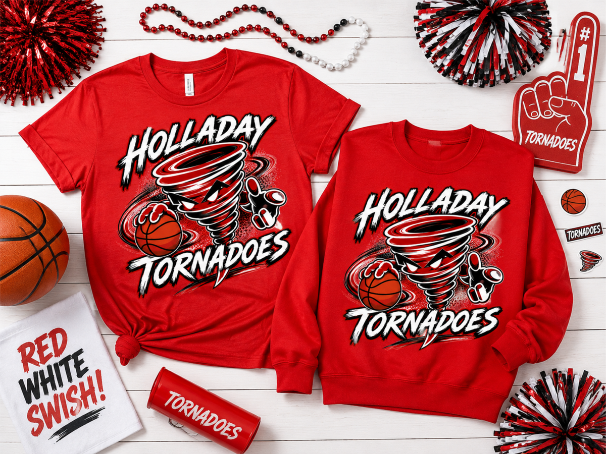 Holladay Tornadoes Red Sweatshirts