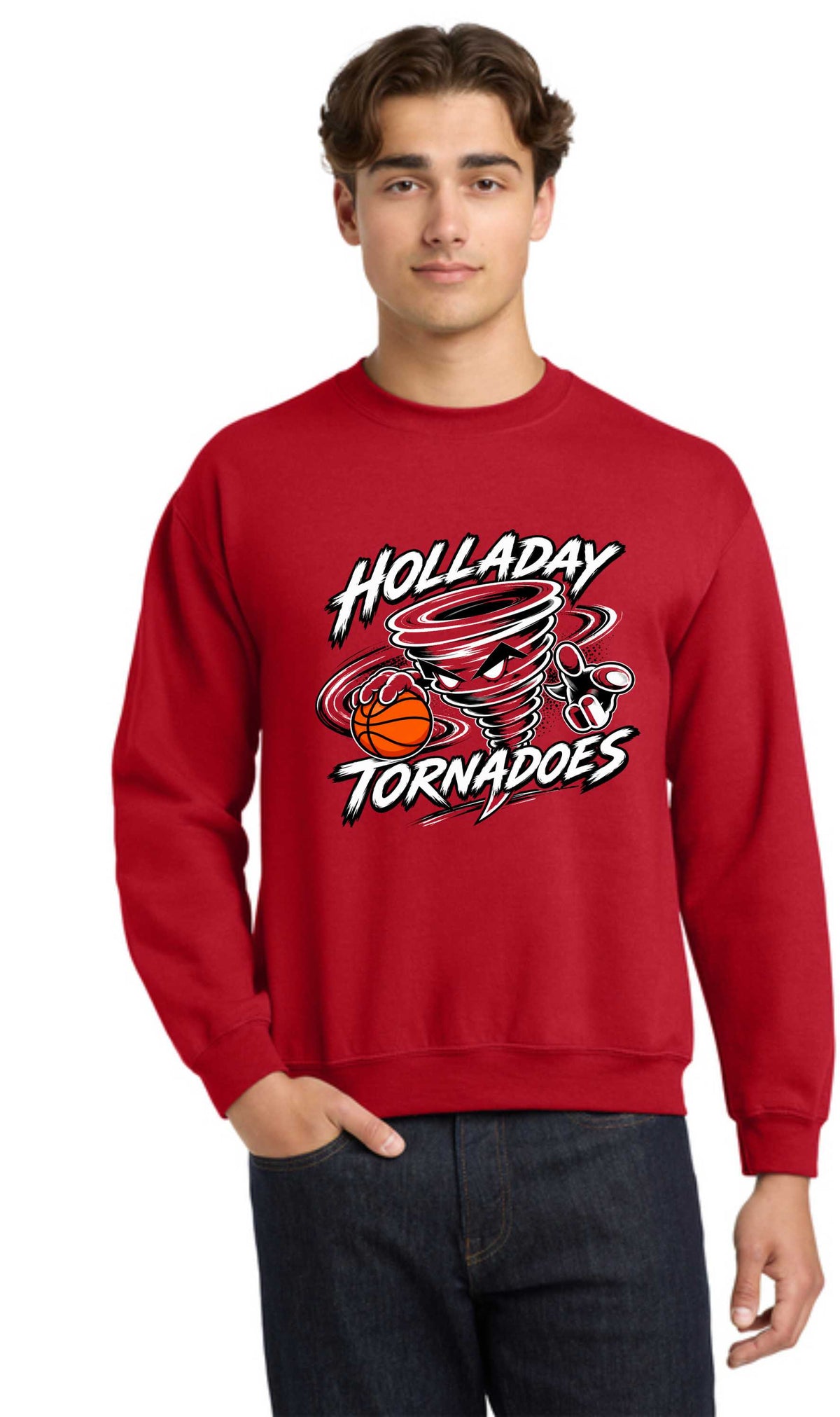 Holladay Tornadoes Red Sweatshirts