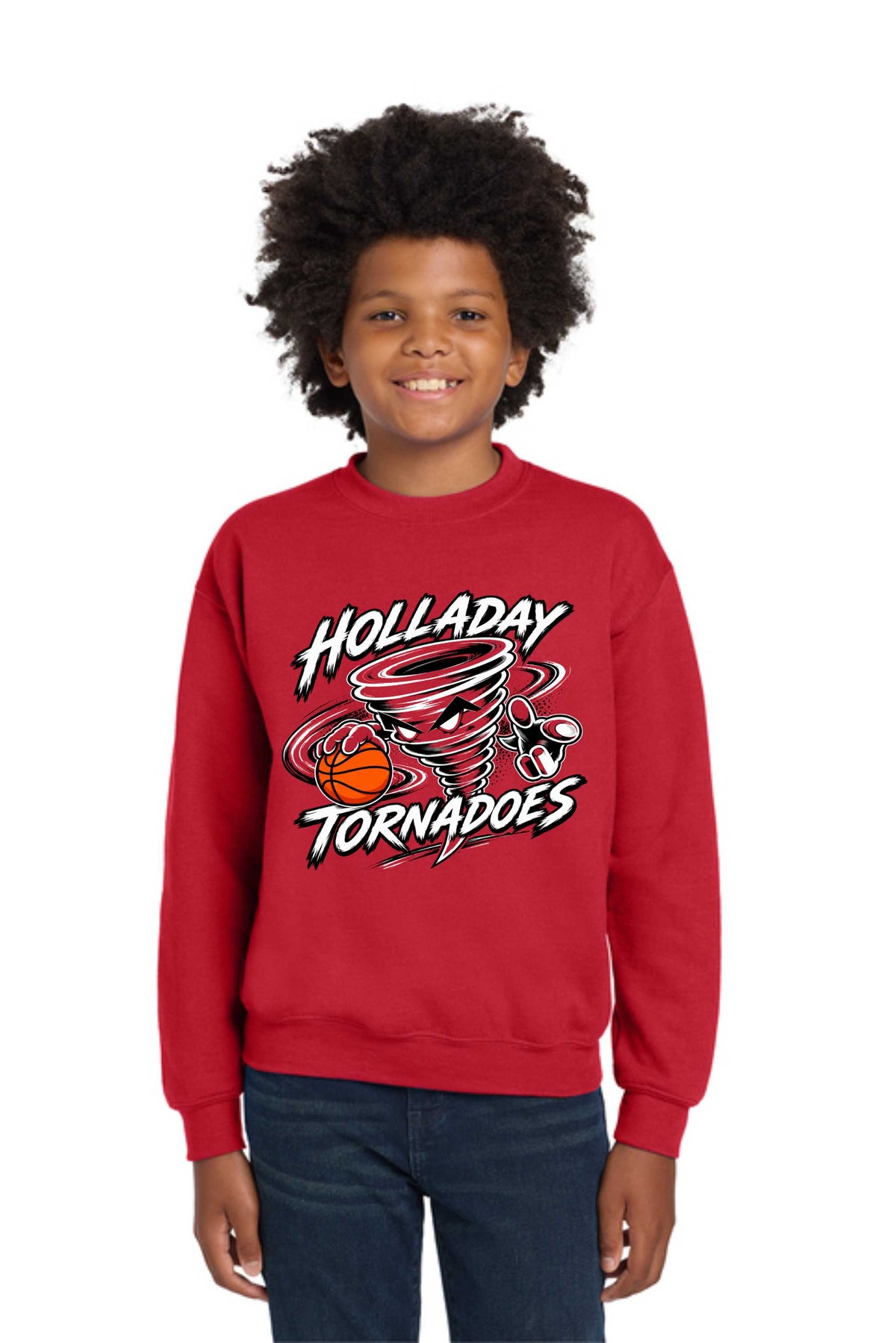 Holladay Tornadoes Red Sweatshirts