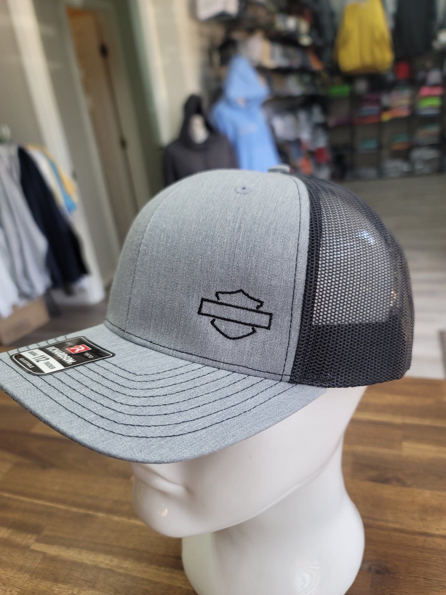 Richardson 112 Snapback, Embroidered Shield