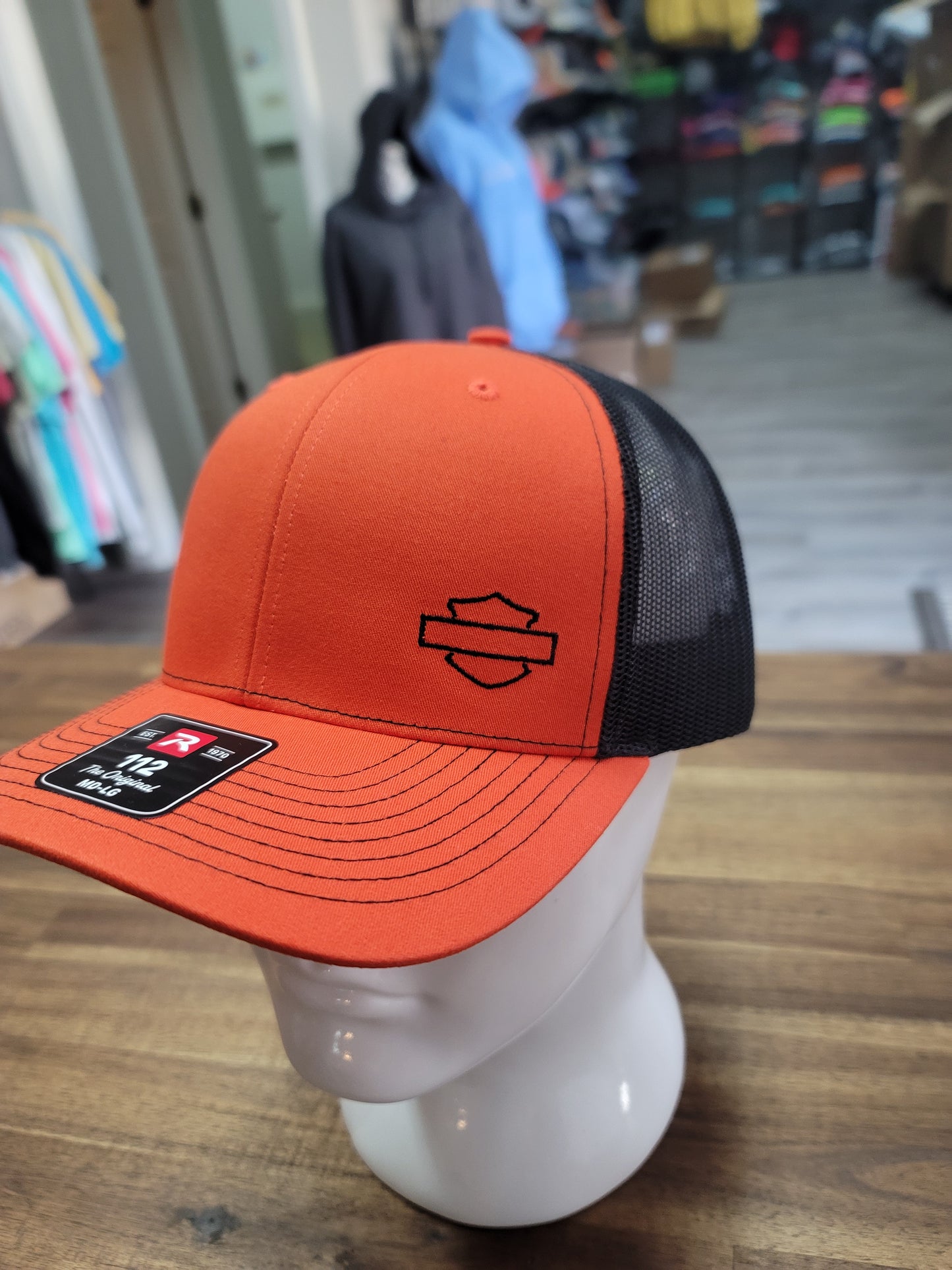 Richardson 112 Snapback, Embroidered Shield